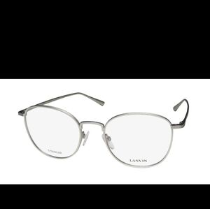 NEW LANVIN VLN093 TITANIUM FULL-RIM ITALIAN DESIGNER MODERN EYEGLASS FRAME